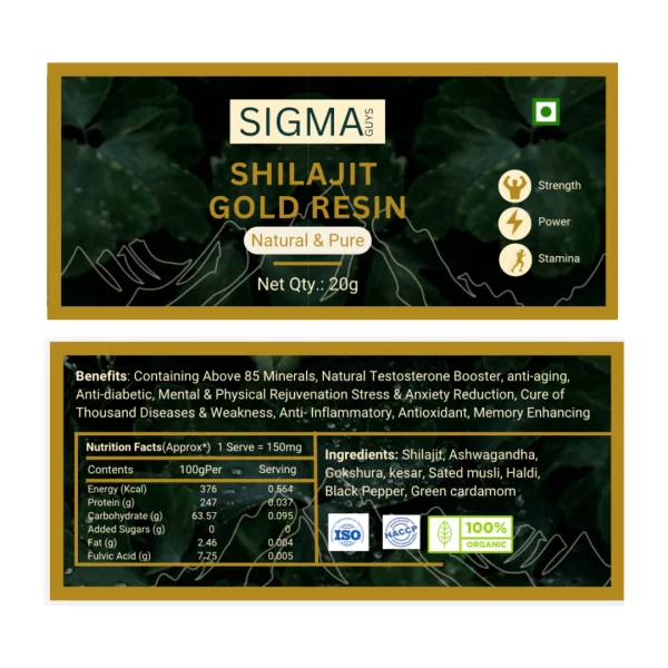 Shilajit Gold Resin