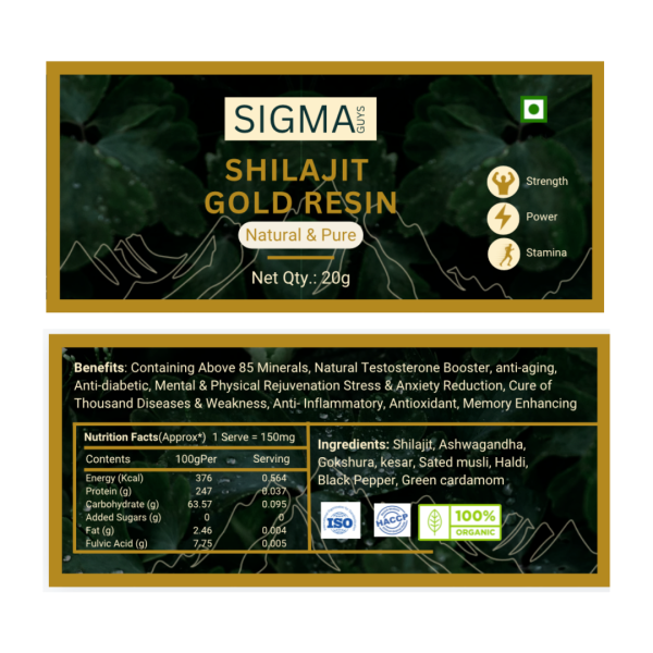Shilajit Gold Resin