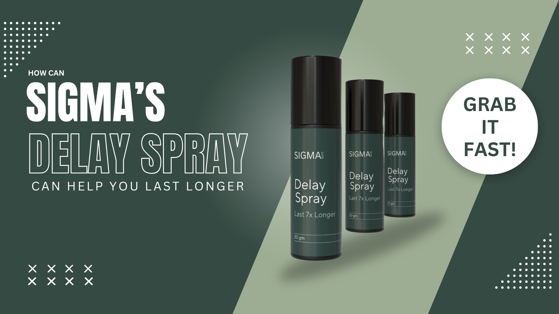 Boost Confidence and Control with Sigma Guys's Delay Spray for Men
