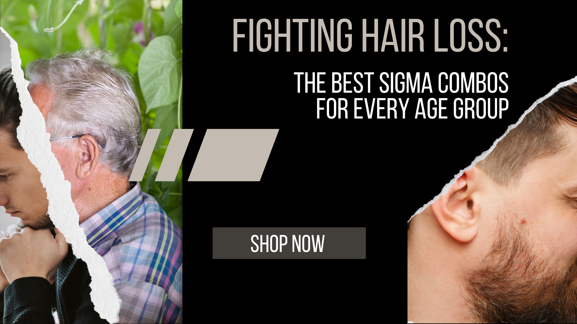Best Combos for Hair Thinning & Regrowth in All Age Group I Sigma Guys