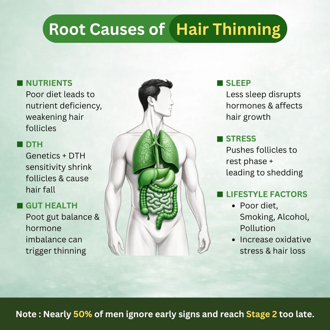Stage 3 : Hair fall solution