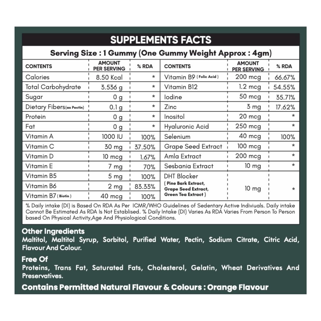 Nourish Biotin Gummies