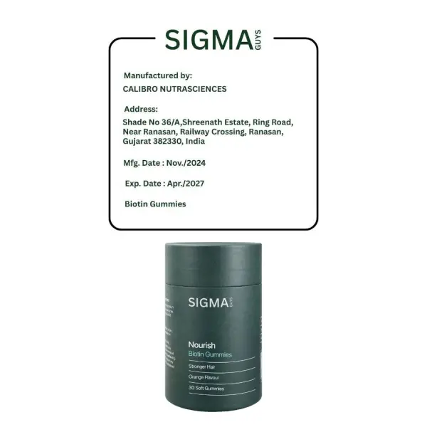 Nourish Biotin Gummies