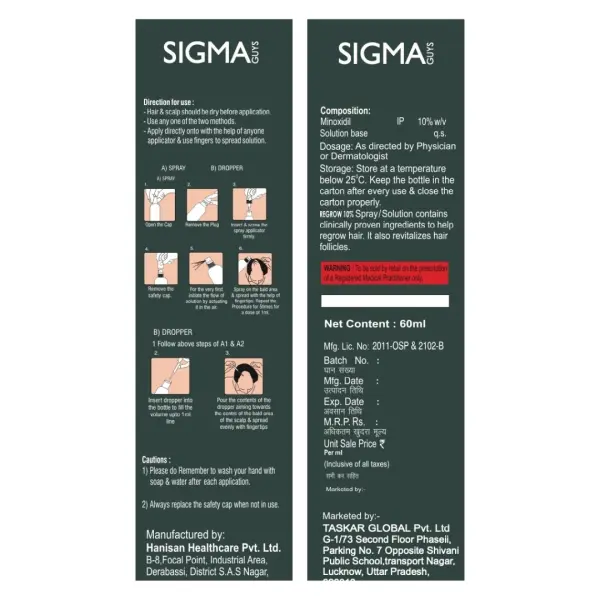 Regrow 10% 60 ml pack