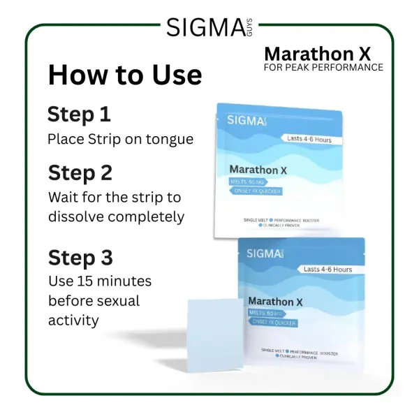 Sigma Essentials | 1 x Delay Spray + 6 x MarathonX Melts + 1 x Testoboost Capsules