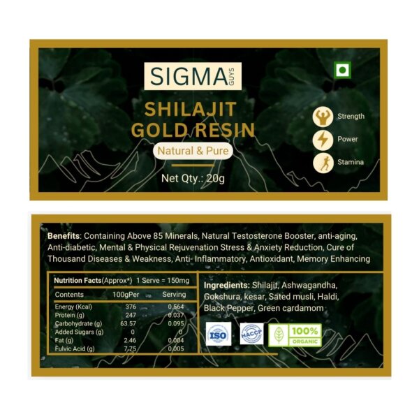 Shilajit Gold Resin