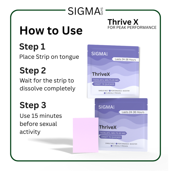 ThriveX melts oral strip